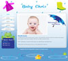 Rain, Monsoon baby website template design