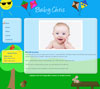Park baby website template design