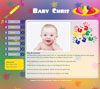 Holi baby website template design