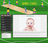 Cricket baby website template design