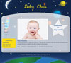 Outer Space baby website template design
