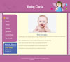 Zodiac virgo baby website template design