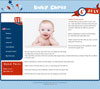 4th July- American Independence day baby website template design