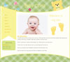Classic Green 1 baby website template design